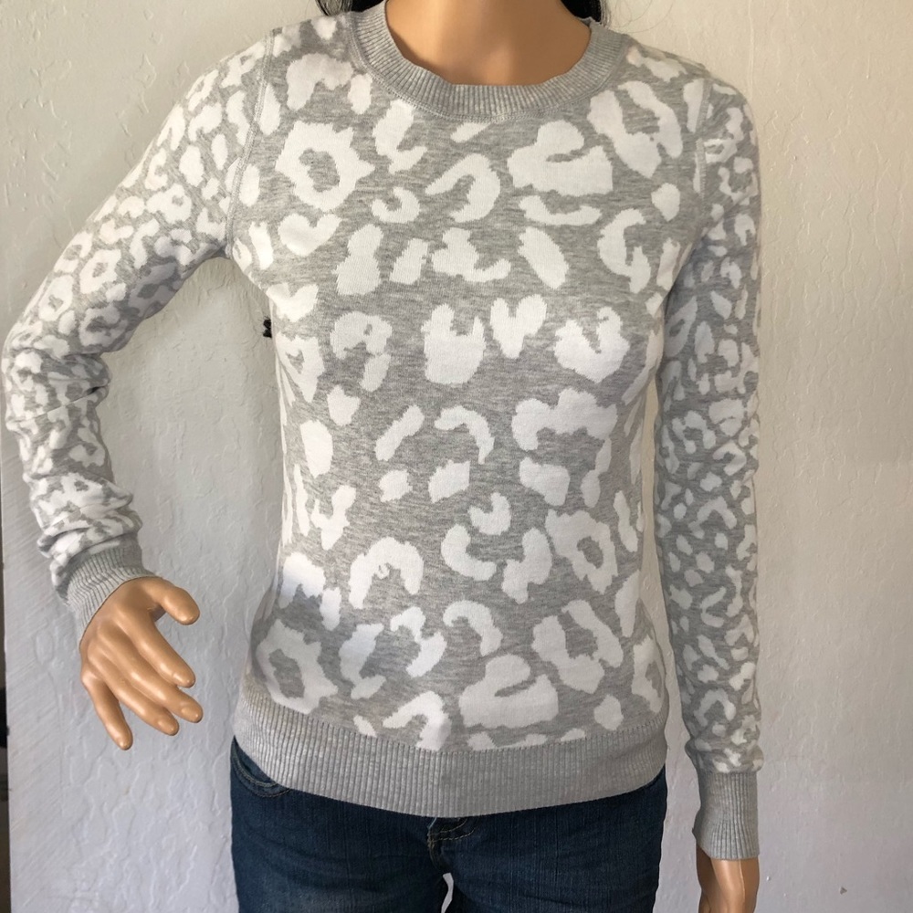 Express Cheetah Print Sweater - Size xs